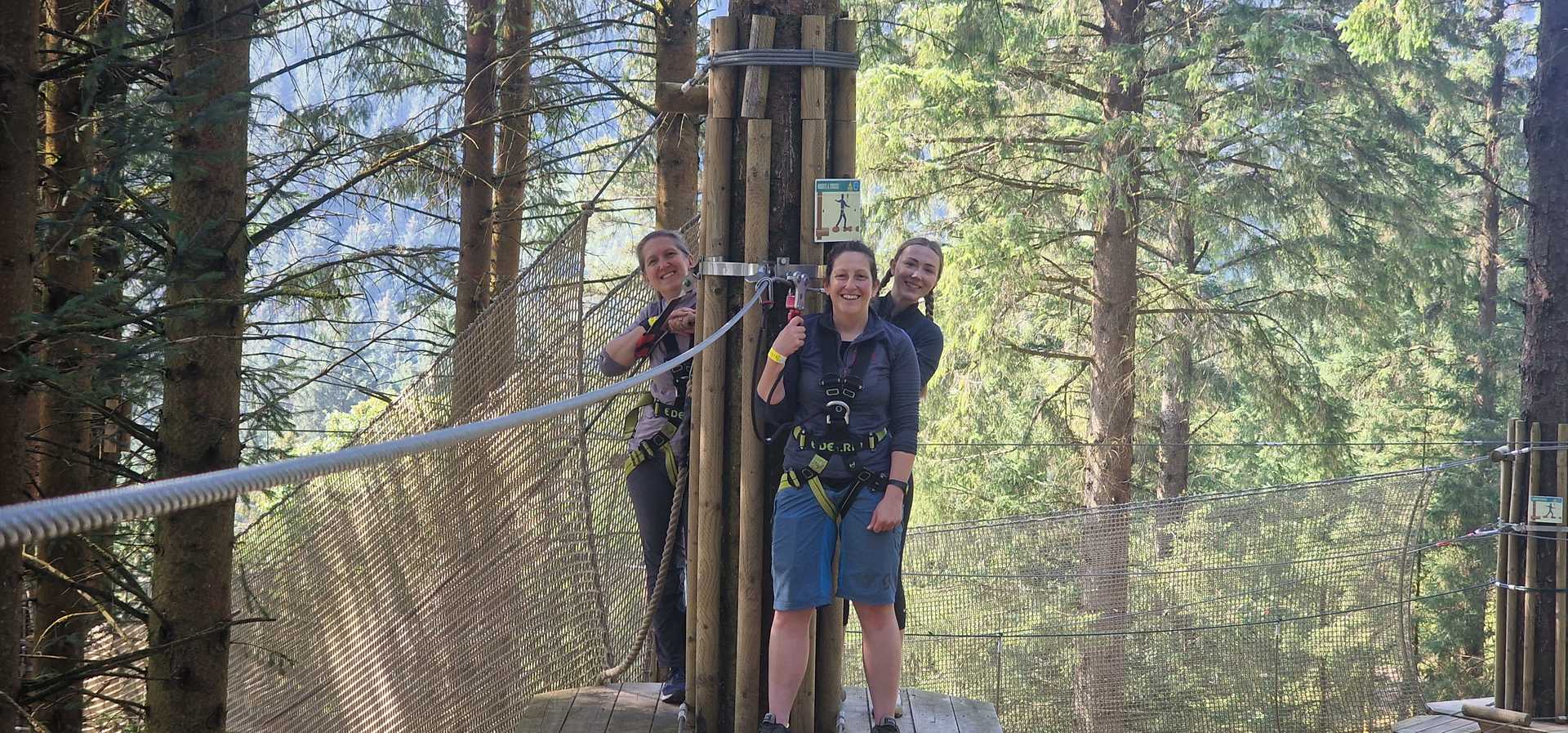 Kandoo staff up in the trees