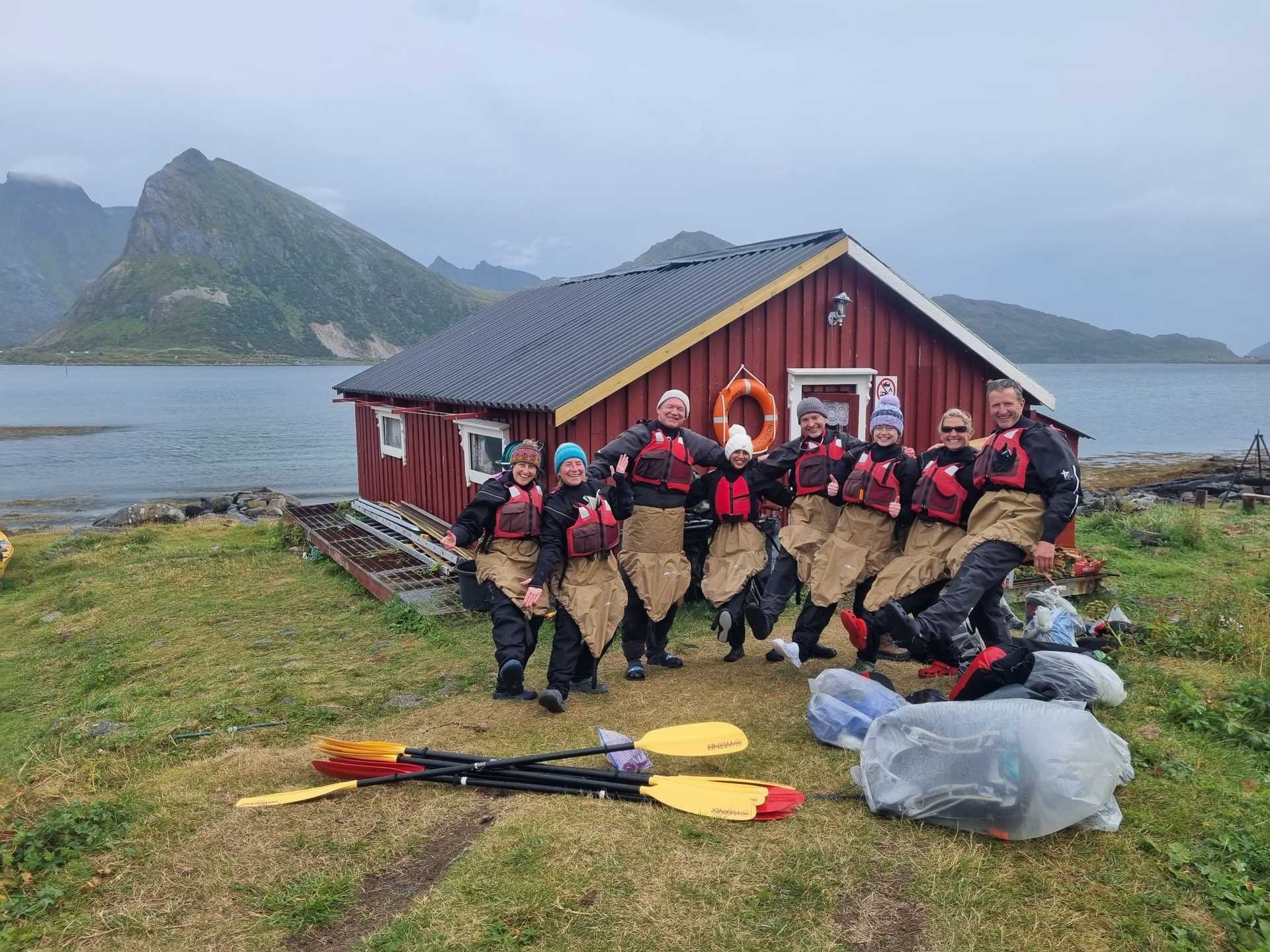 Kayaking in the Lofoten Islands
