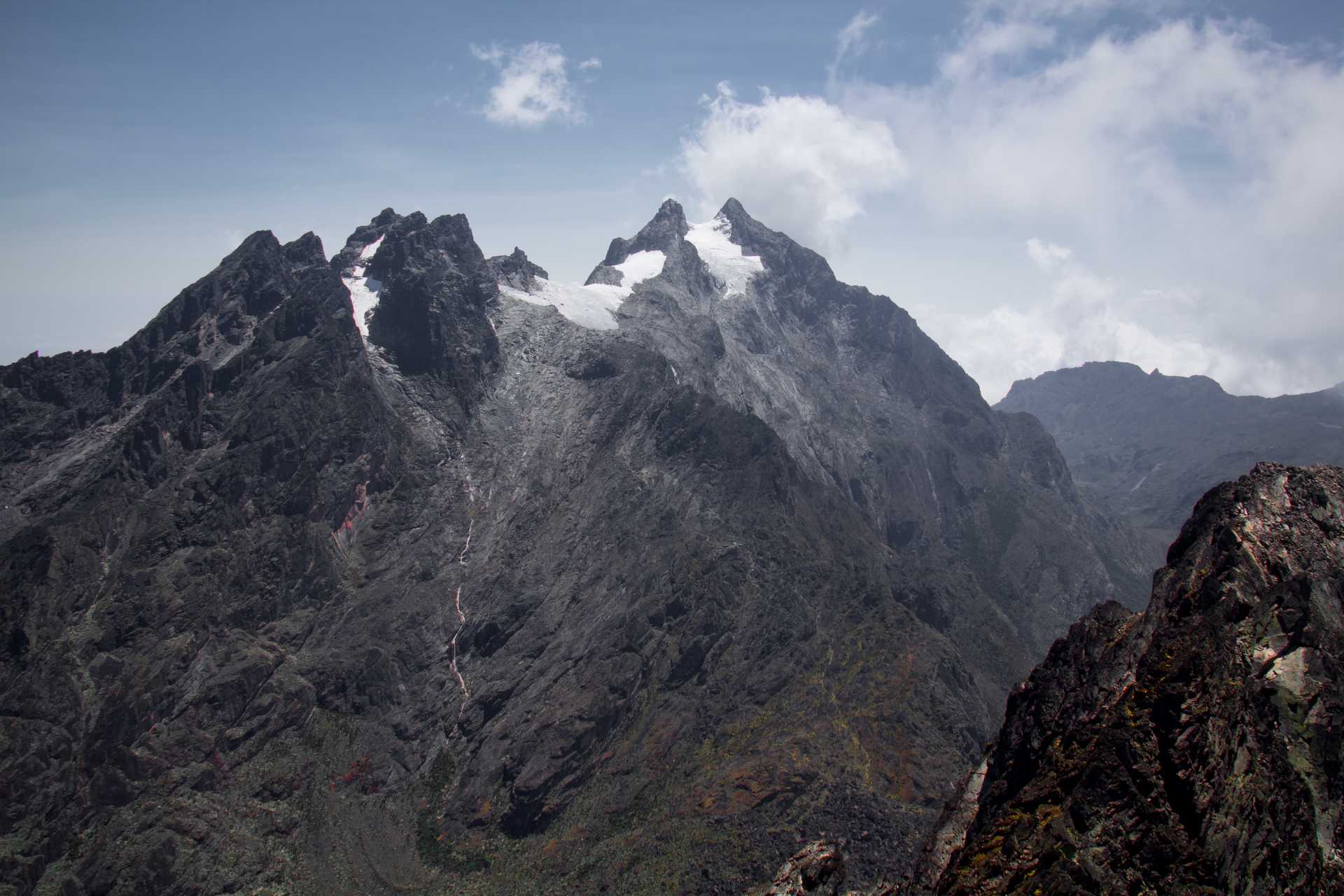 Mount Stanley from Mount Baker in Uganda