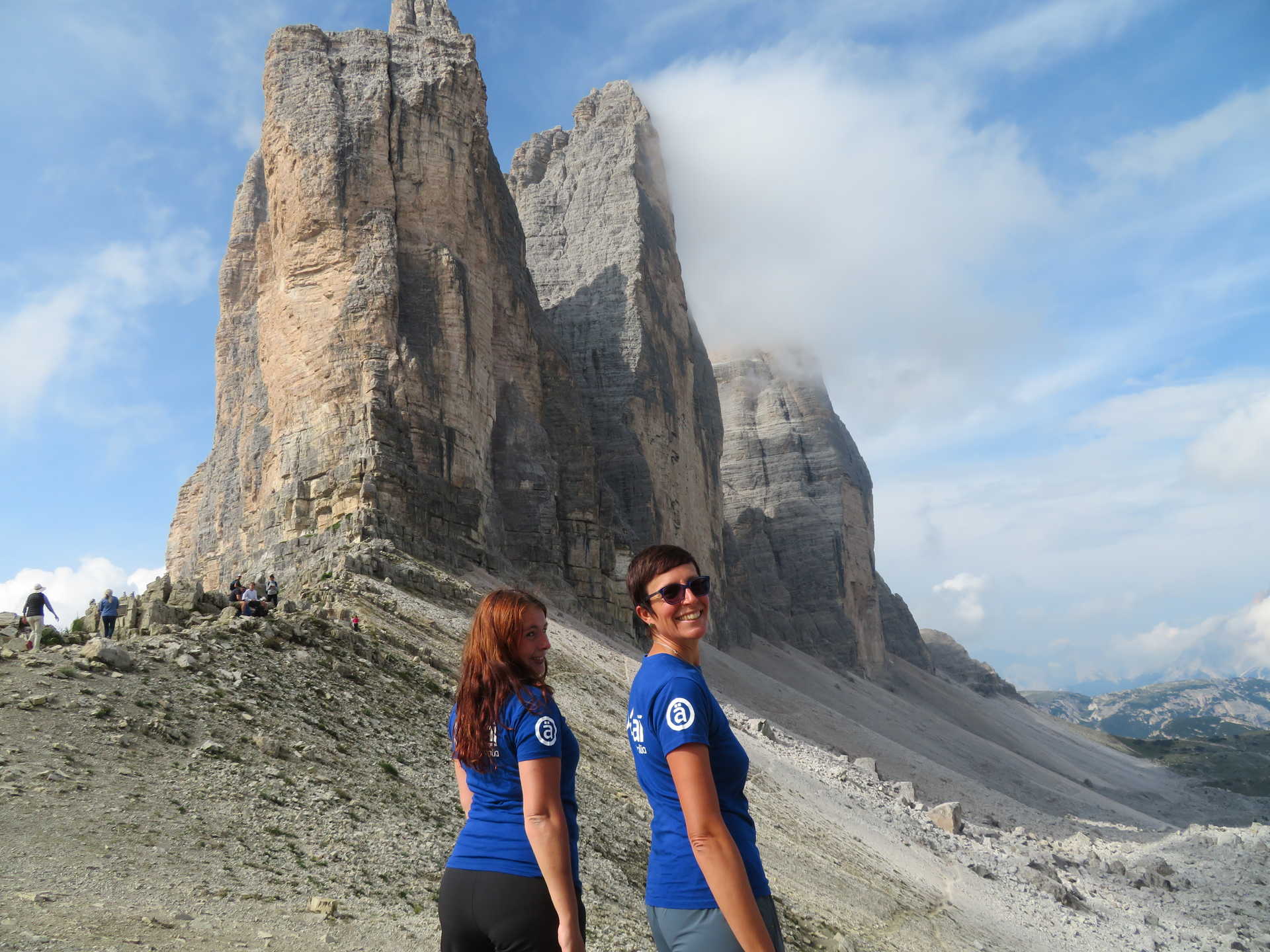 Our team in the Dolomites