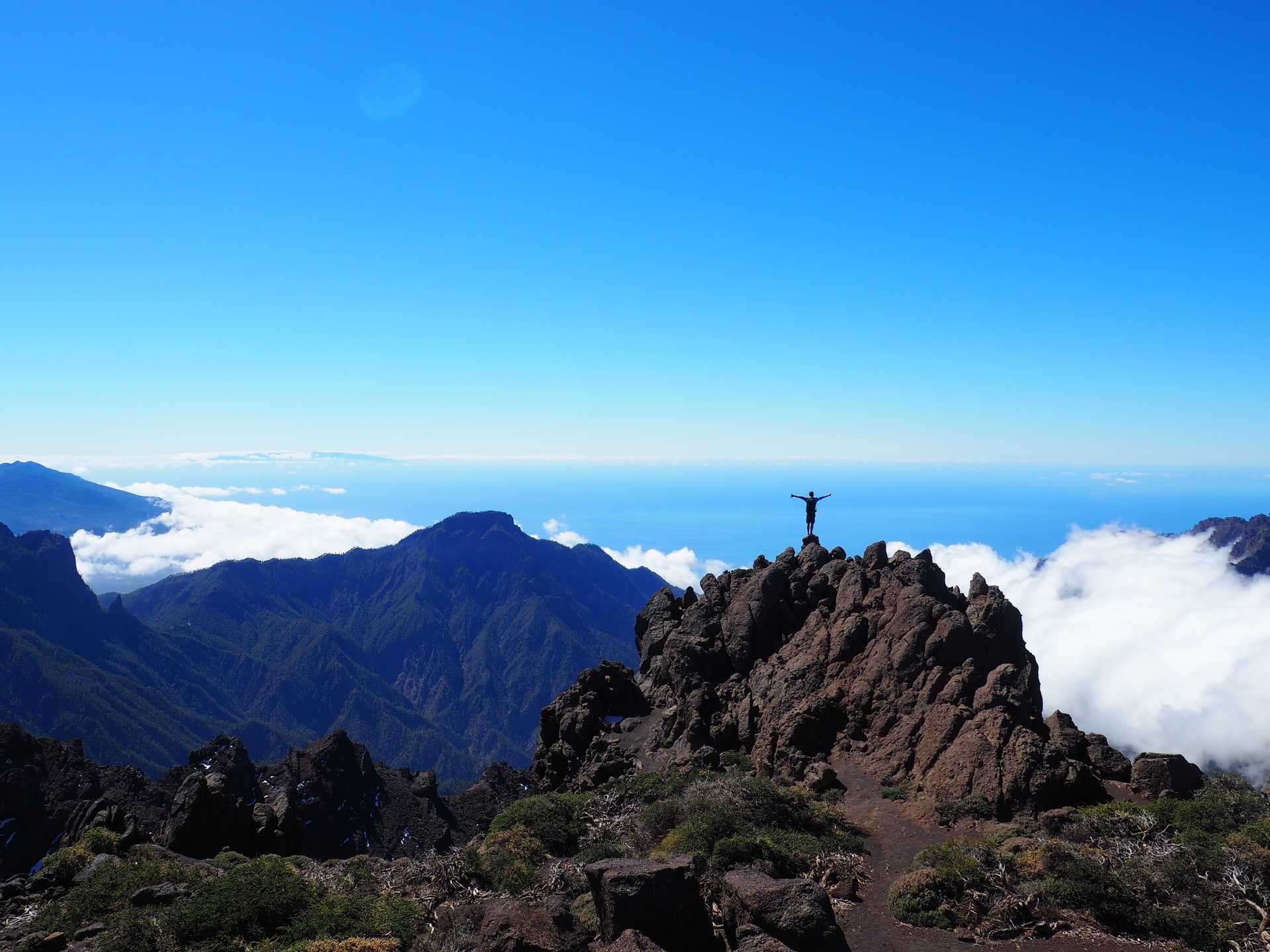 Roque de los muchachos in La Palma