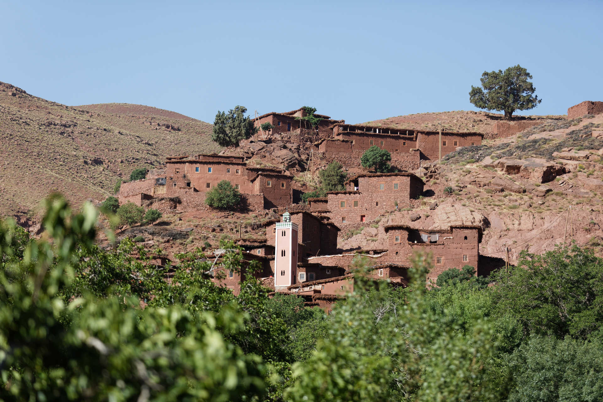 Small village in High Atlas