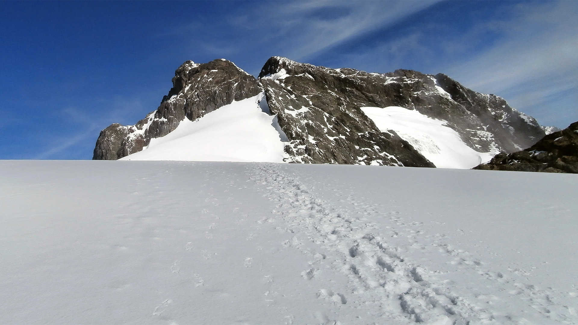 Snow on Mount Stanley in Uganda