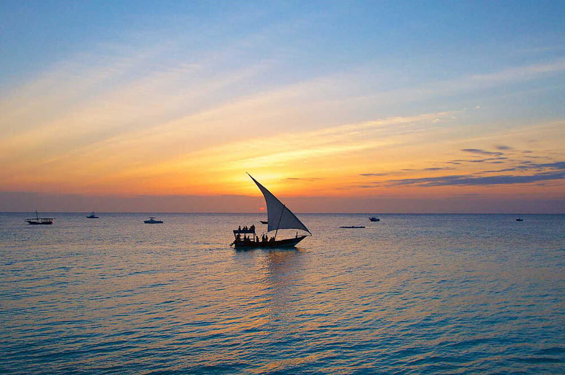 Sunset on Zanzibar