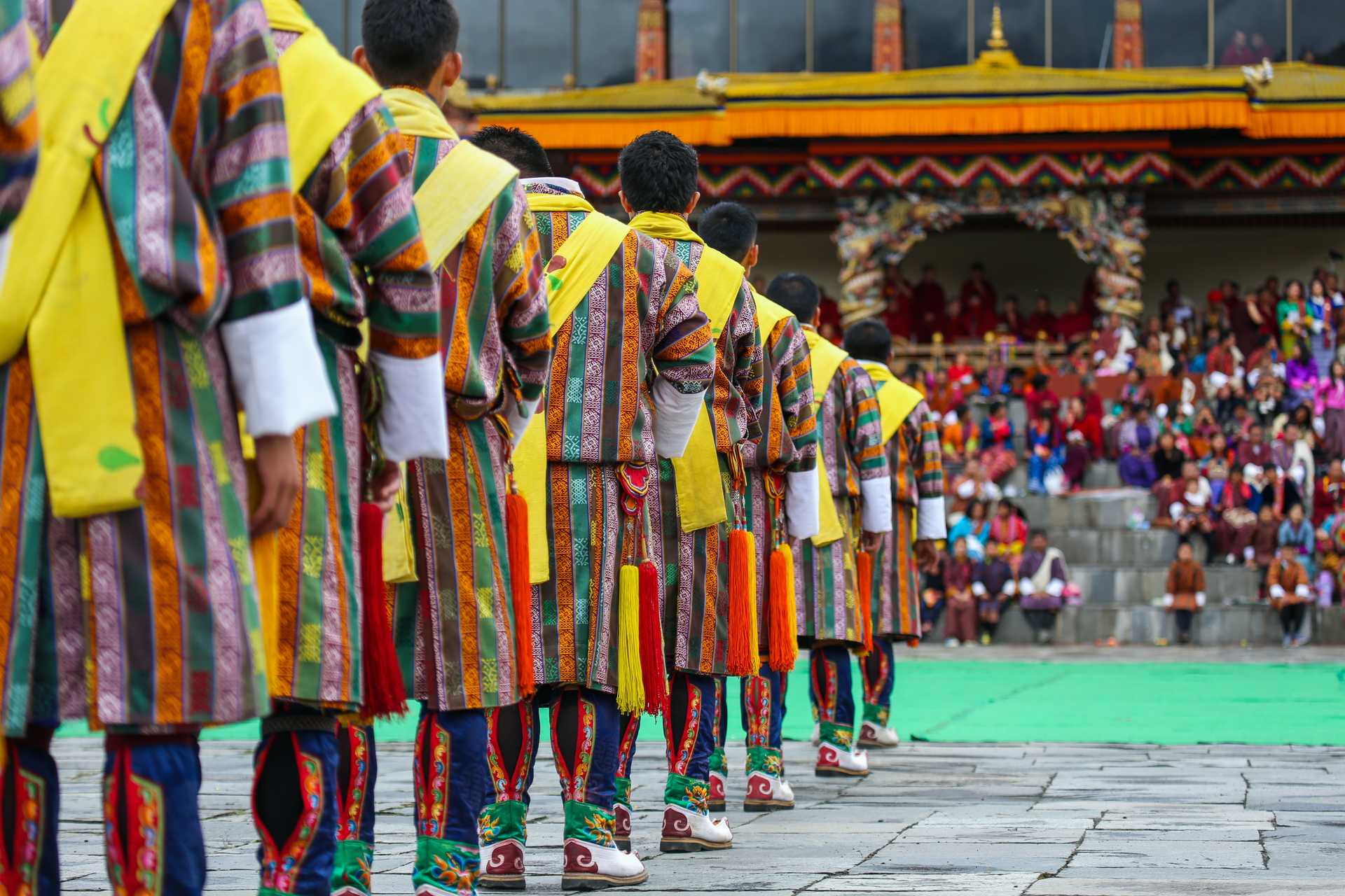 Traditional celebrations in Tashichho Dzong, Thimphu