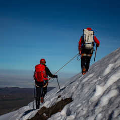 climbing-upper-Chimborazo-snow-slopes