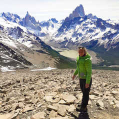 Orianne from our local team in Patagonia