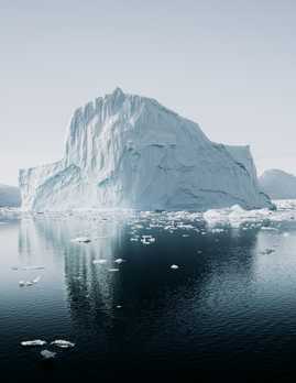Gigantic iceberg in Greenland