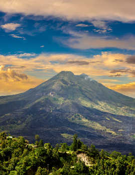 Incredible view of Mt Batur, Indonesia