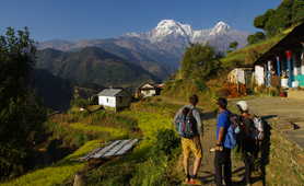 Hiking in the Annapurna balconies