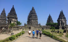 Prambanan temple in Java