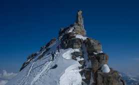 The summit of Gran Paradiso