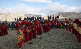 Traditional celebrations in the Mustang District, Nepal