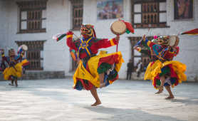 Typical celebrations in Bhutan