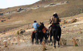 Visiting a ranch of Gauchos in Ushuaia