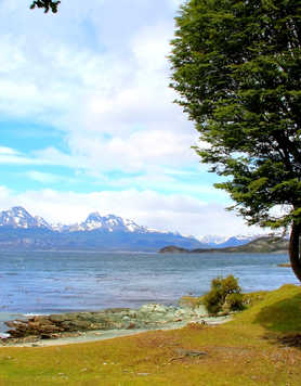Peaceful shore in Patagonia