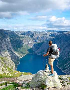 Trekker in South Norway