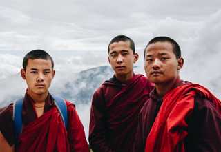 Young monks in Bhutan