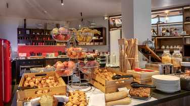 breakfast at Chamonix hotel