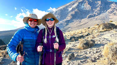 Hikers at Kilimanjaro