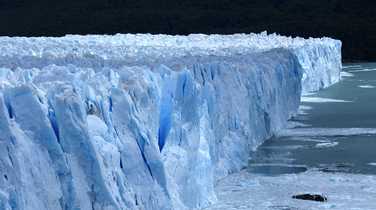 Ice close-up of the Perito Moreno glacier