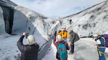 Iceland glacier guiding