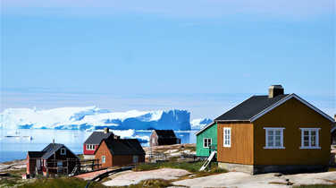 Inuit village in Greenland