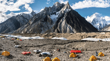K2 mountain and Marble peak