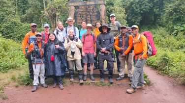 Kandoo Group getting ready to start their Kilimanjaro climb