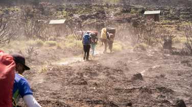 Reaching Second Cave Camp - Rongai Route