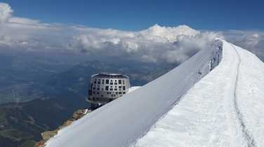 Refuge du Goûter in the Mont Blanc massif