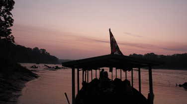 Sunrise on the Rio Tambopata