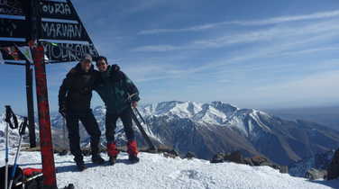 The summit of Toubkal