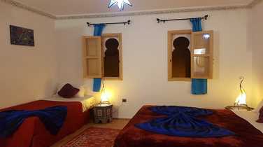 Twin room at Riad Nakhla, Marrakech