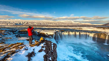 Waterfall in Iceland