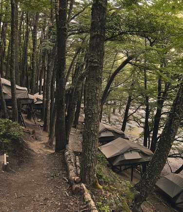 Camping at Refugio Chileno
