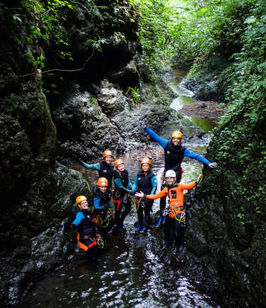 Canyoning in Bali Indonesia