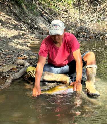 catching-our-dinner