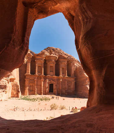 Deir Monastery at Petra in Jordan