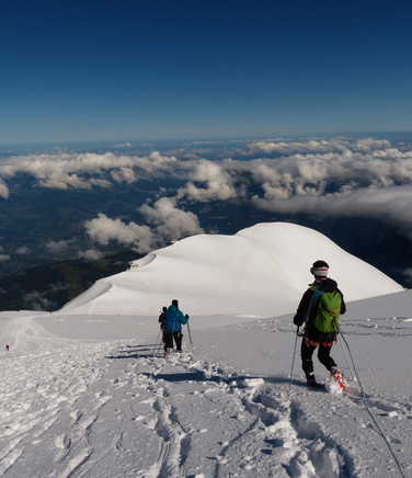 Descent from the Mont Blanc