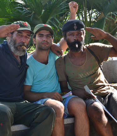 Hanging out with the locals in Cuba