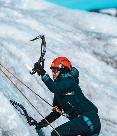 Ice Climbing on Esmark Glacier