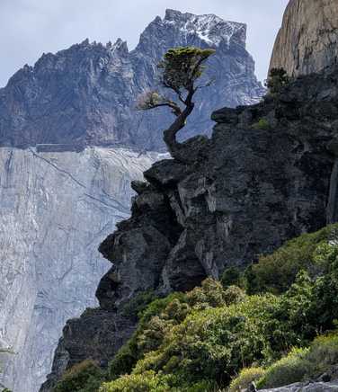 Iconic scenery along the W Trek