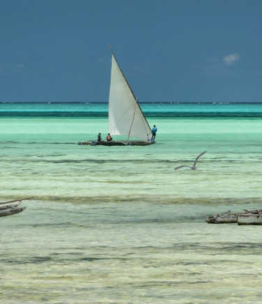Jambiani beach in Zanzibar
