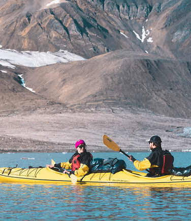 Kayaking in Ymerbukta