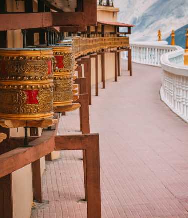 Prayer wheels ladakh