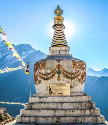 Stupa, Namche Bazaar, Nepal