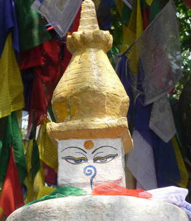 Stupas-lining-the-streets-of-Bhaktapur