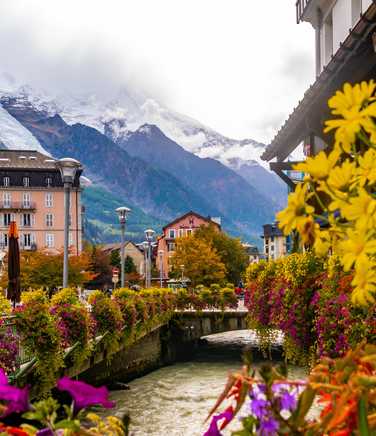 The town of Chamonix