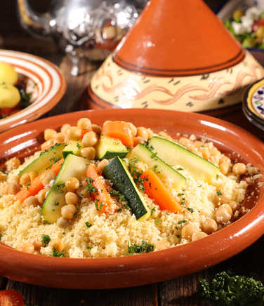 Traditional Moroccan tagine
